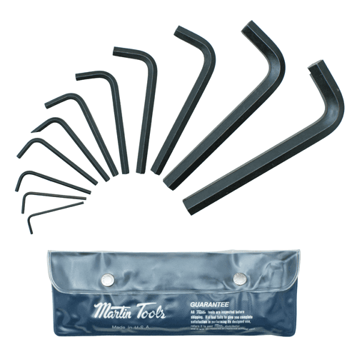 Martin Sprocket and Gear 11SA | Hex Key Set 11 Piece Short A