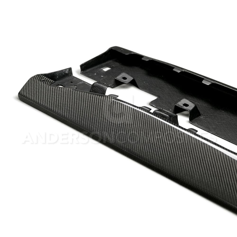 2015-23 Carbon Fiber Rocker Panel Splitter Type AR - Autoware