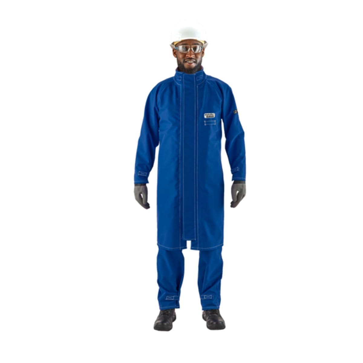 Ansell 2X Blue AlphaTec® Nomex® Flame-Resistant Chemical Protective ...