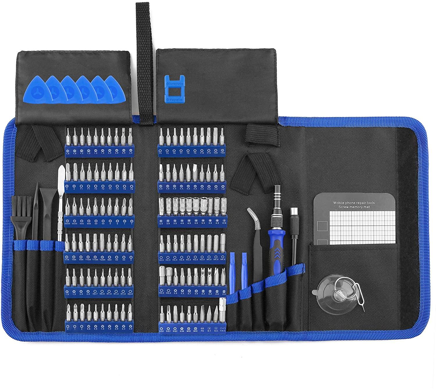 XOOL 140 in 1 Precision Screwdriver Set with 120 Bits Magnetic Driver ...