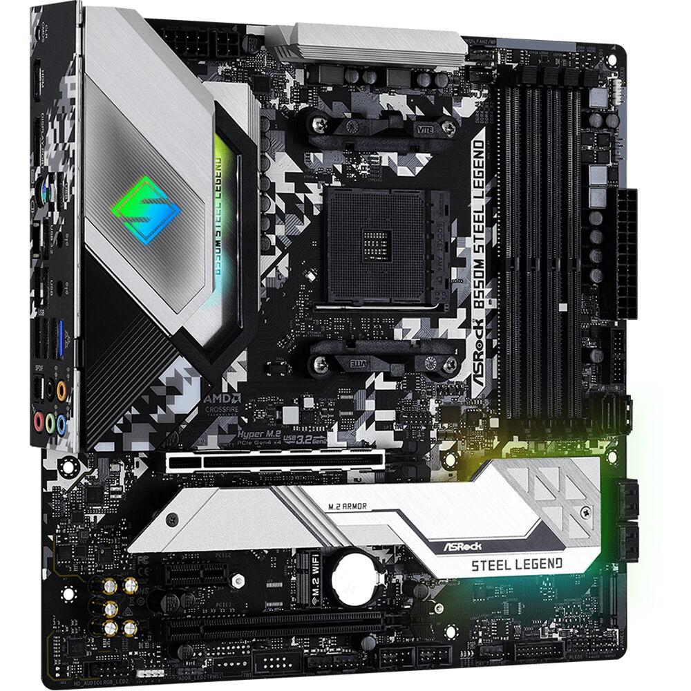 ASRock B550M Steel Legend AM4 Micro-ATX B550M STEEL LEGEND B&H