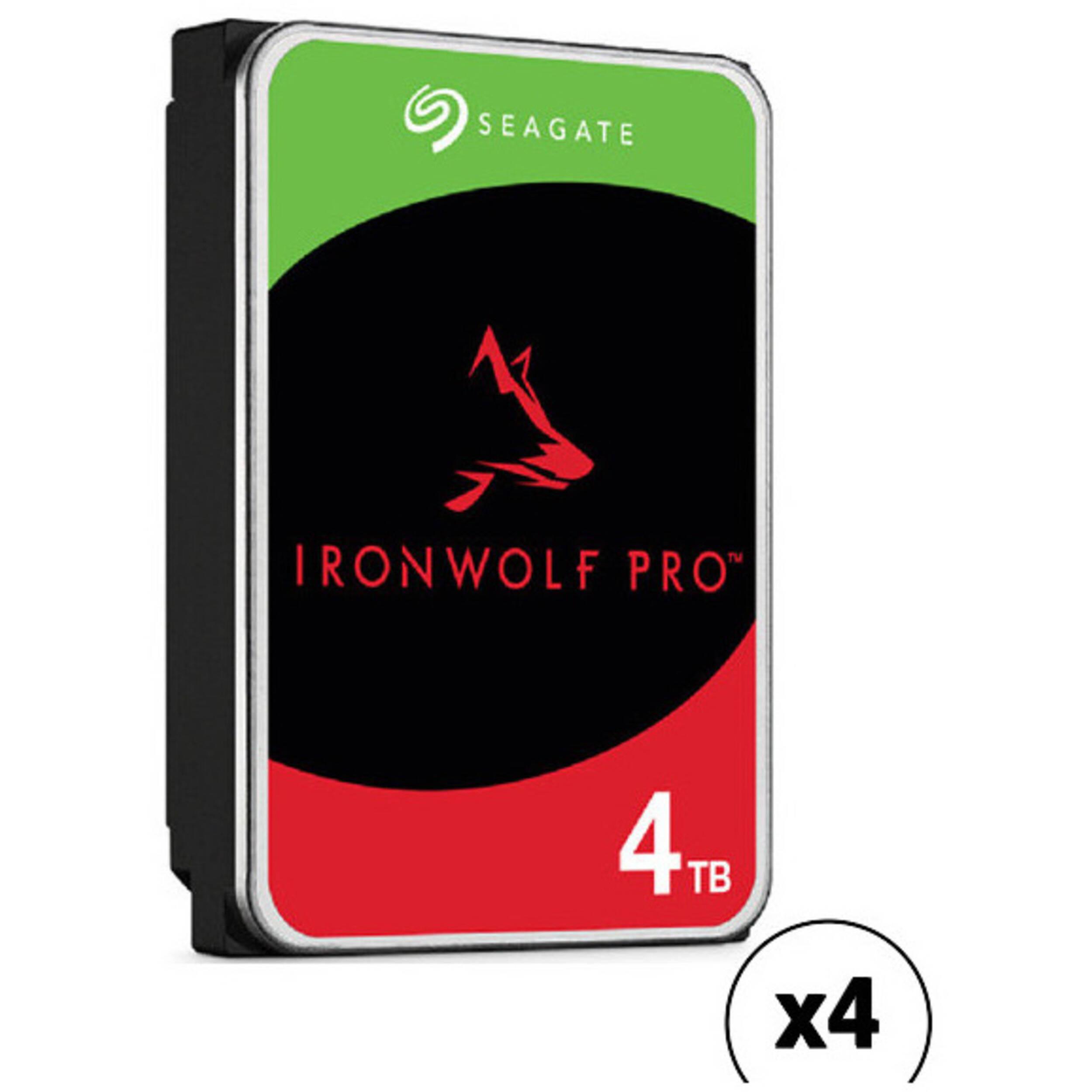 Seagate 4TB IronWolf Pro 7200 rpm SATA III 3.5" Internal NAS HDD