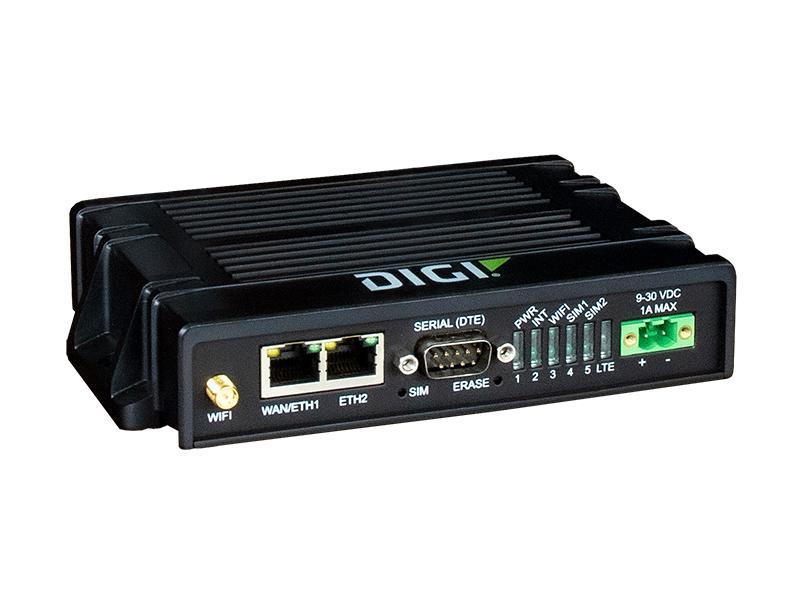 Digi IX20 - LTE Cat 4 Global, (2) Ethernet, DB-9 RS-232; includes ...