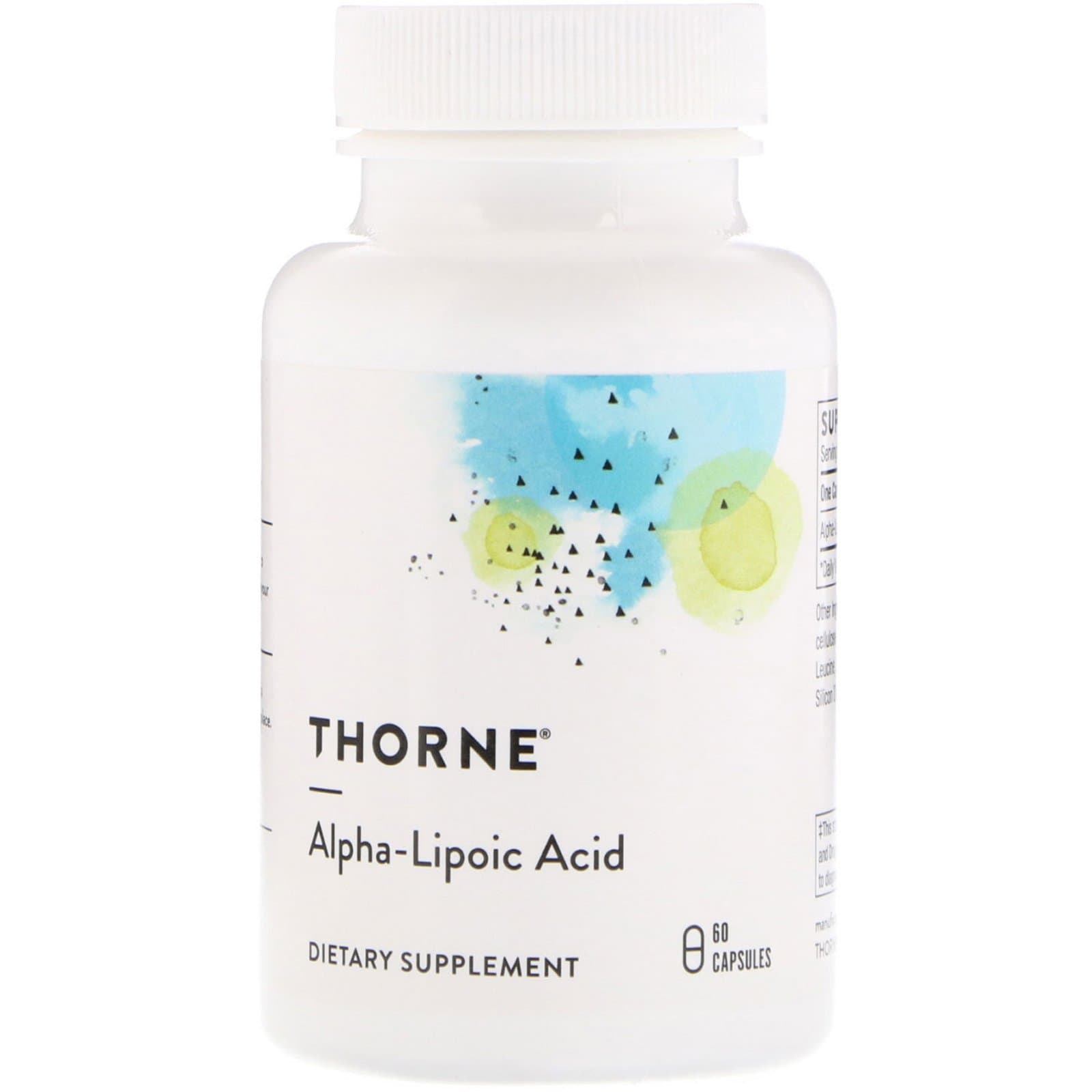 Thorne Research, Alpha-Lipoic-Acid, 60 Capsules - Byclue