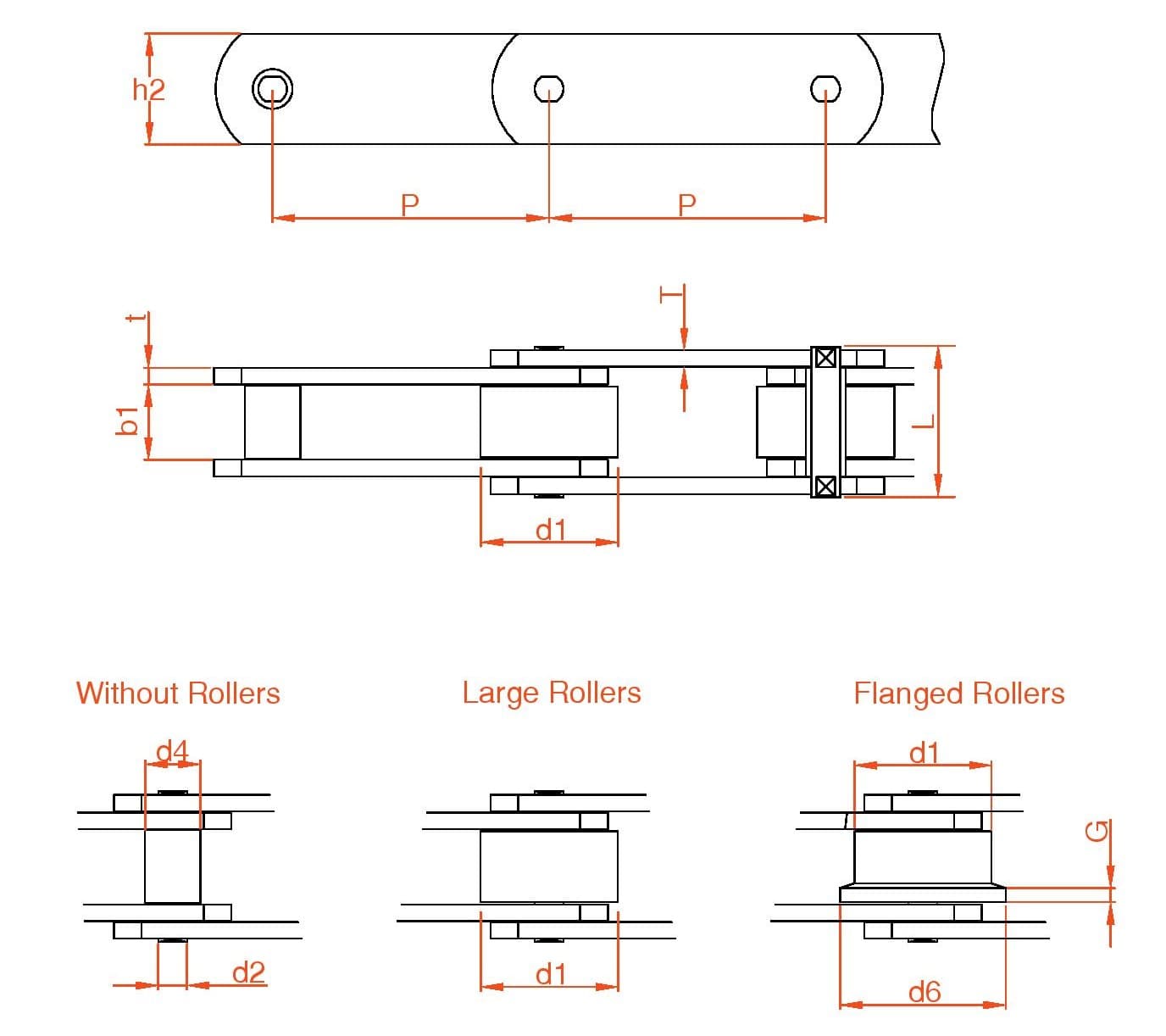 Can-Am Chains Bulk Handling Conveyor Chain