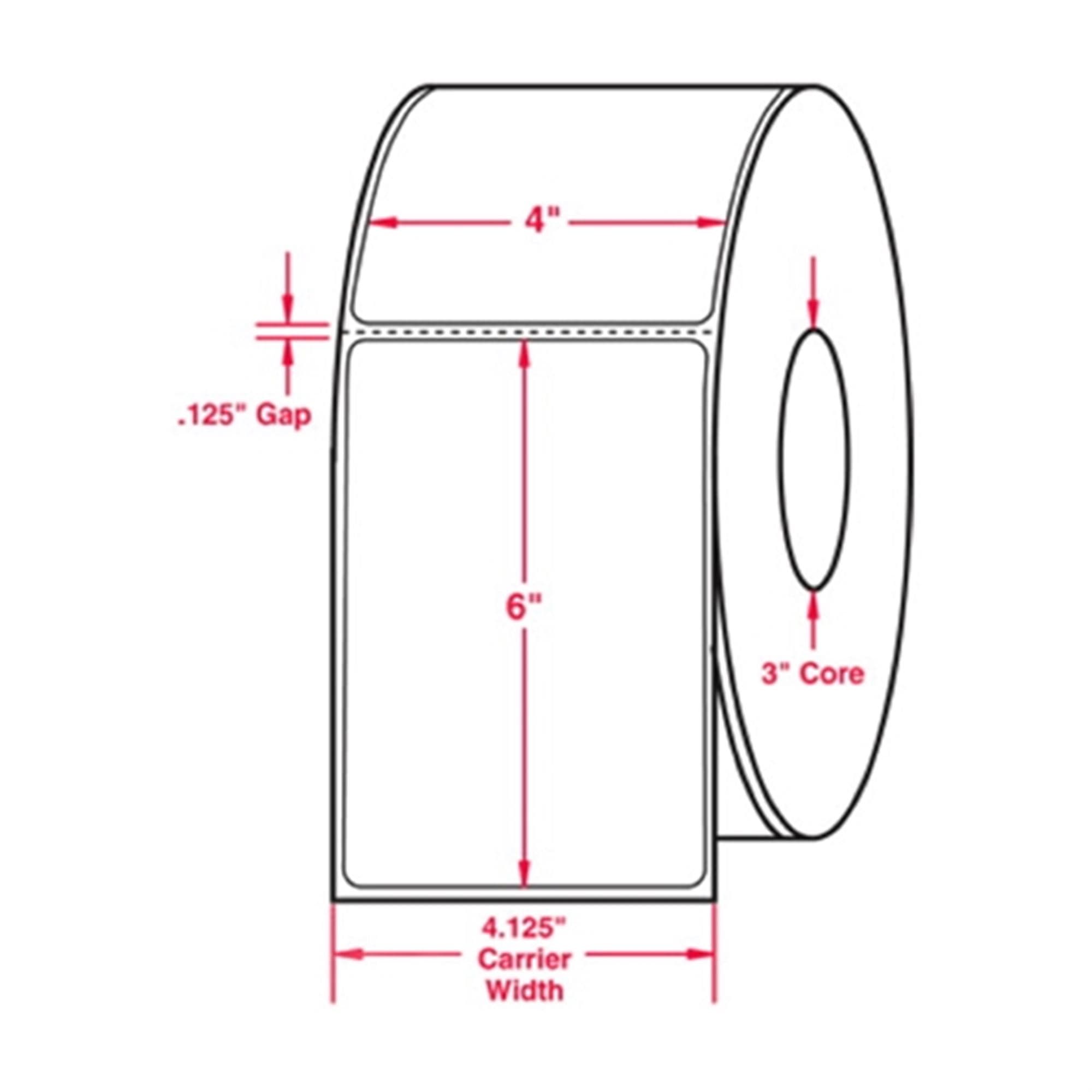 Thermal Transfer Synthetic Materials on a Roll - White Kimdura with ...