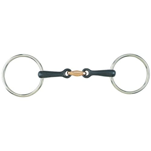 Loose Ring Training Snaffle Bit w/Sweet Iron & Copper Mouth – Cedar ...