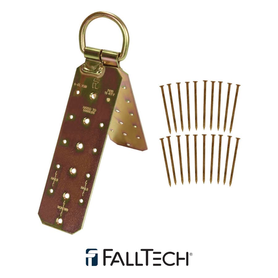 FallTech® Hinged Reusable Roof Anchor 7410 - CERTEX USA