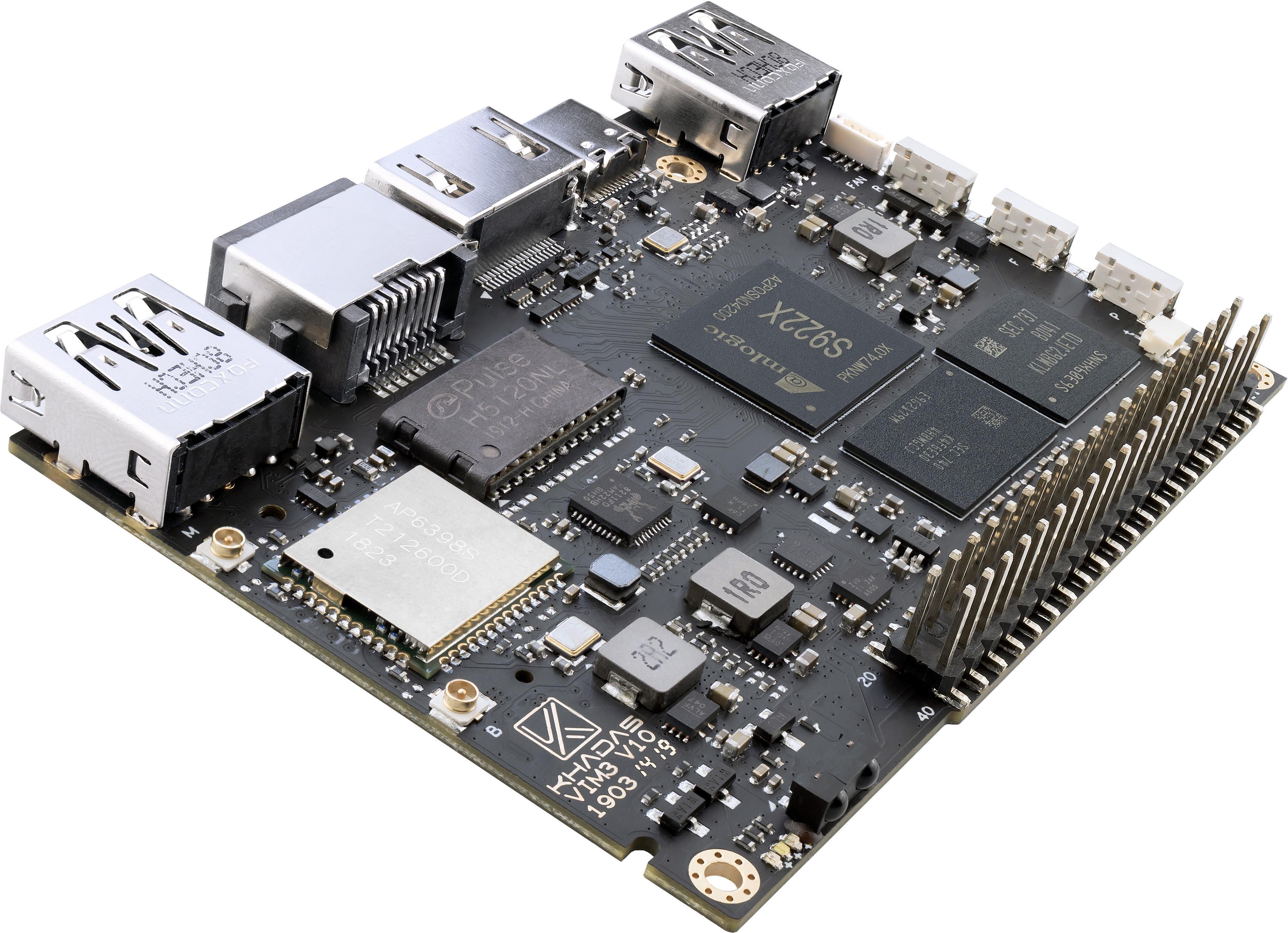 Khadas VIM3 Amlogic S922X Board to Support M.2 NVMe SSD, WiFi 5, and ...