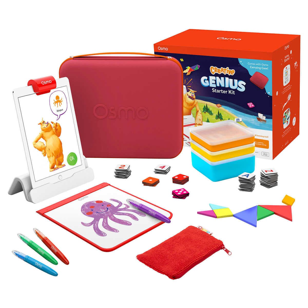 Osmo Creative Genius Starter Kit And Carrying Case Bundle...