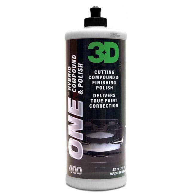 3D - ONE Hybrid Cutting Compound And Finishing Polish 1L - CrazyDetailer