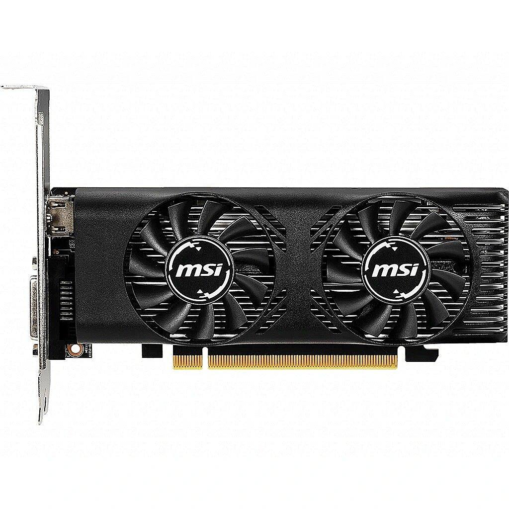 MSI GeForce GTX 1650, 4GB GDDR5, OC, Low Profile (GEFORCE GTX 1650 4GT ...