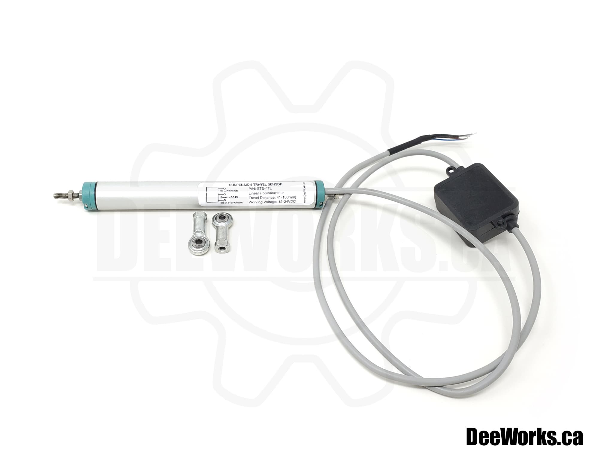 0-4″ Suspension Travel Sensor Linear Potentiometer with 0-5V Analog ...