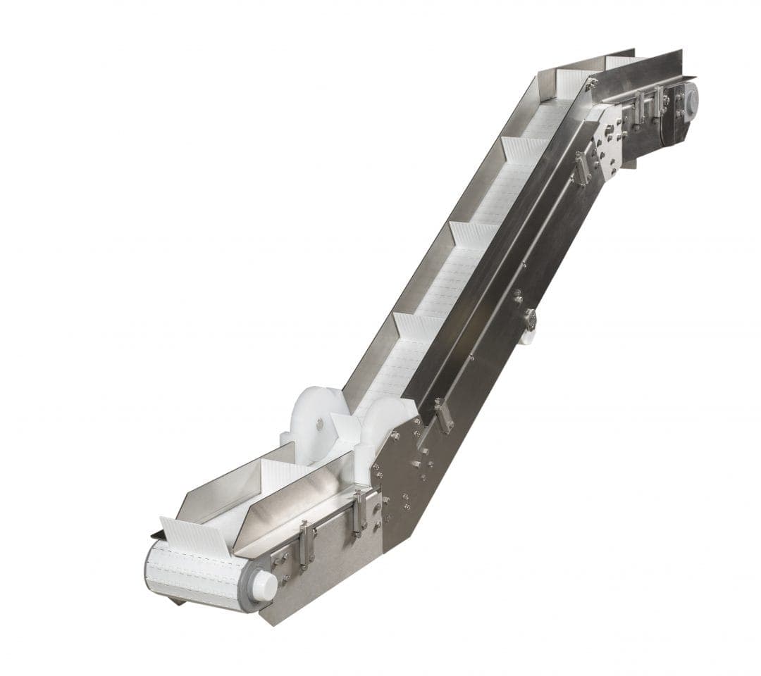 AquaGard 7350 Z-Frame Cleated Belt Conveyor - Dorner Conveyors