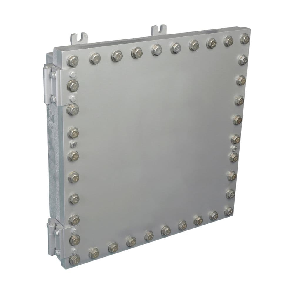 JUNCTION BOX, 4 - 3/4" KO'S, 2 MOUNTING FEET, GRAY, PAULUHN / COOPER ...