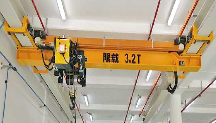 Single girder underhung bridge cranes & underslung cranes - Overhead ...