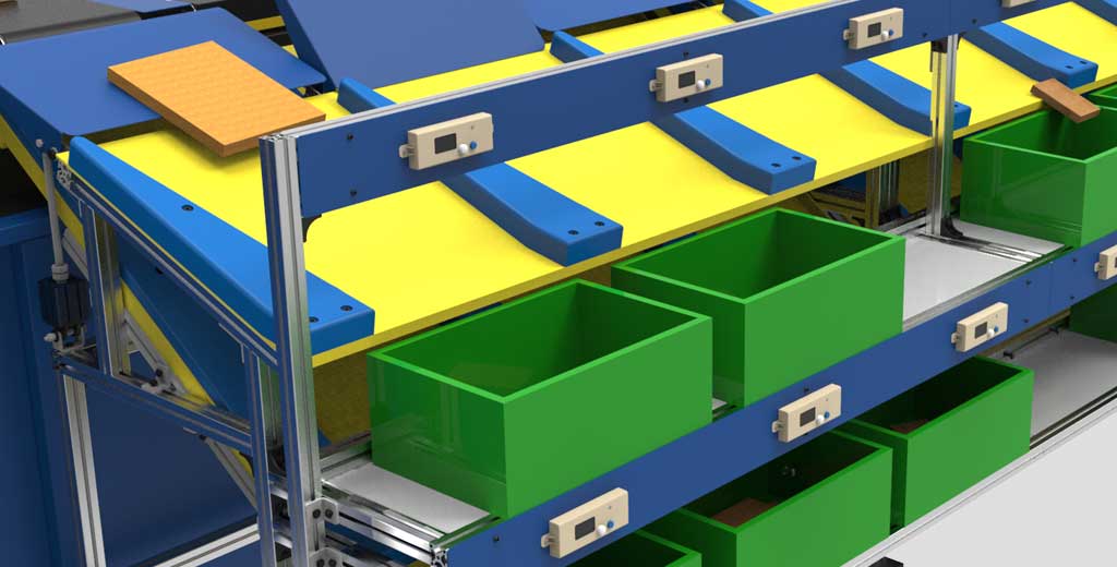 Cross Belt Sorter Linear | Cross Belt Sortation Systems