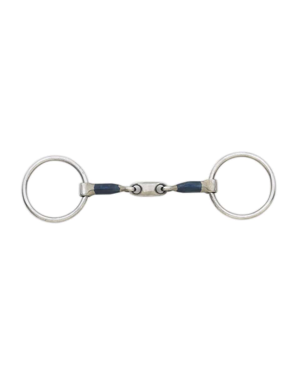 Blue Steel French Link Loose Ring Snaffle - Centaur | FarmVet