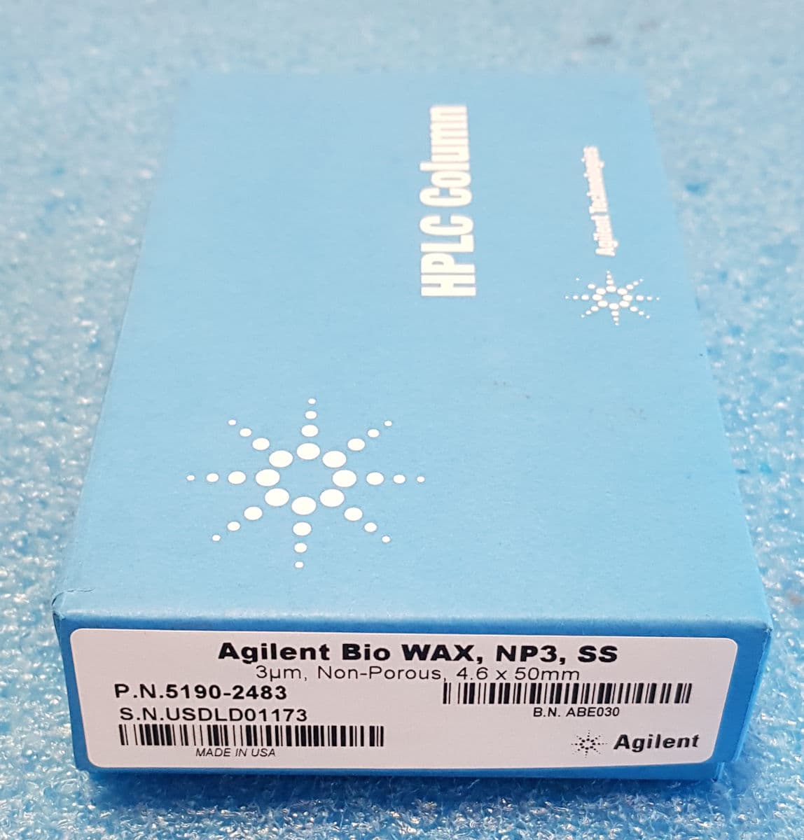 5190-2483 Agilent Bio WAX, NP3, 4.5 x 50 mm | fibreStore