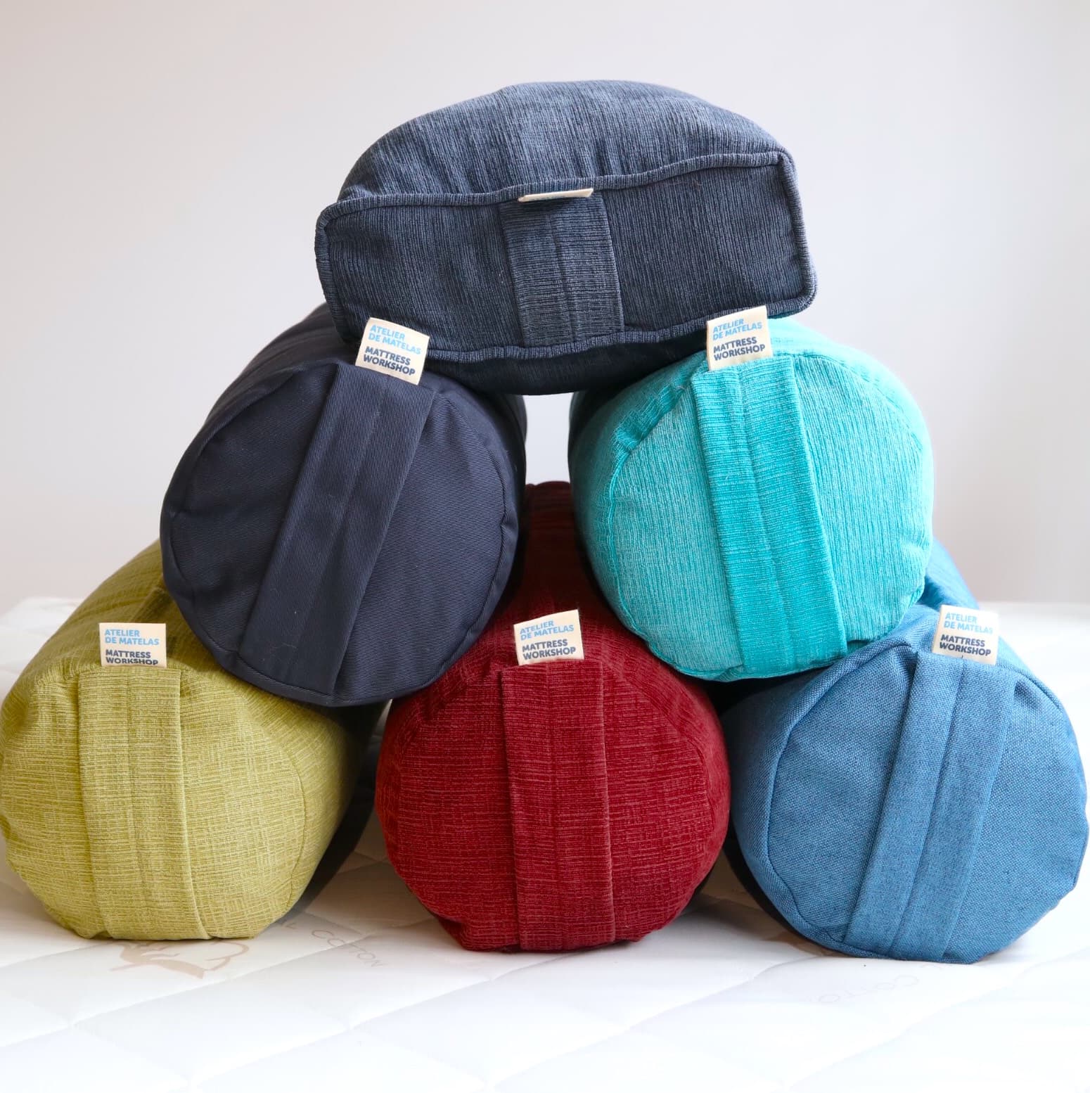 Natural Yoga Bolster - Futon d’or - Natural mattresses