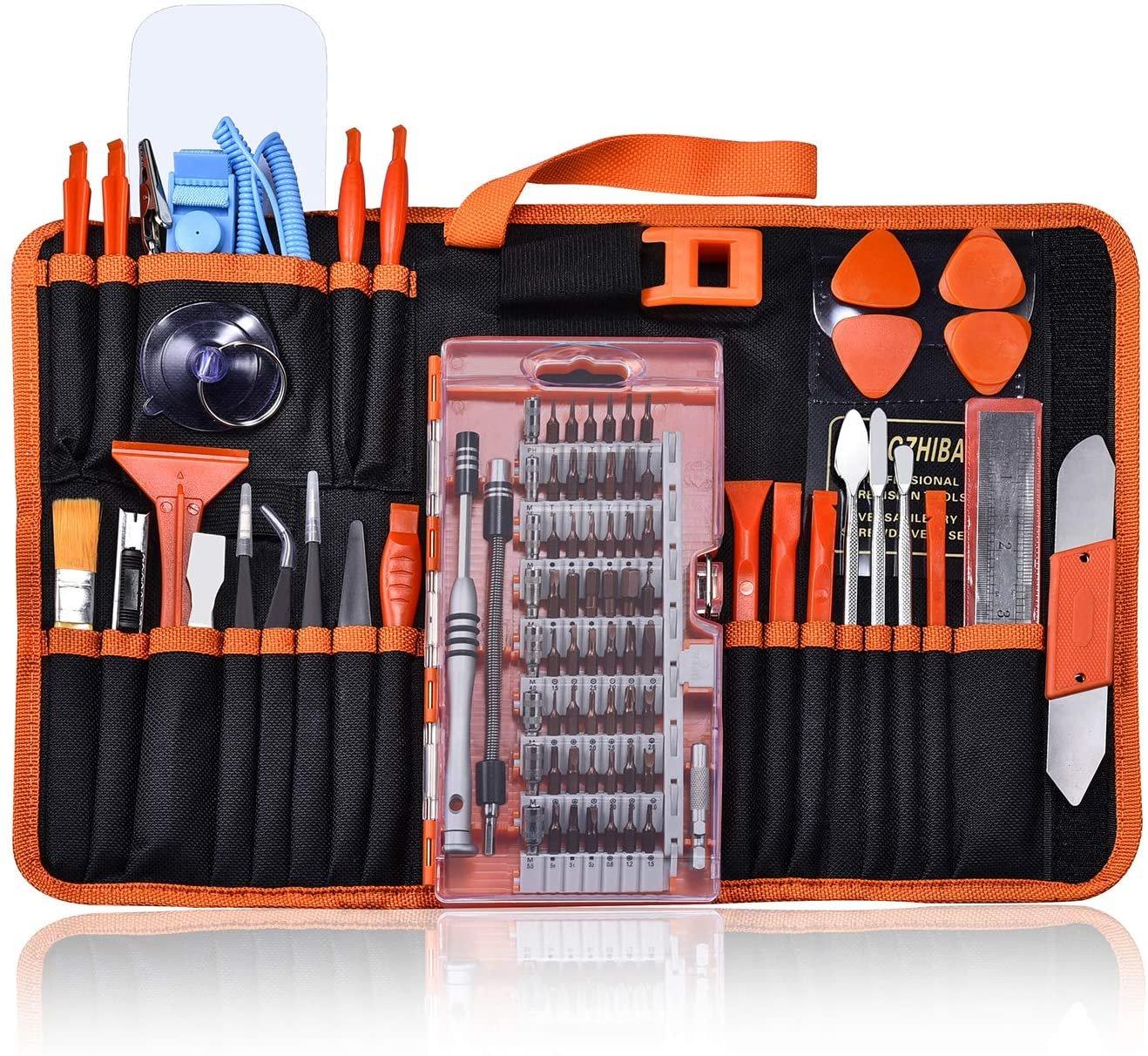 Professional 90 pcs Electronics Repair Tool Kit - Gadget Rumours