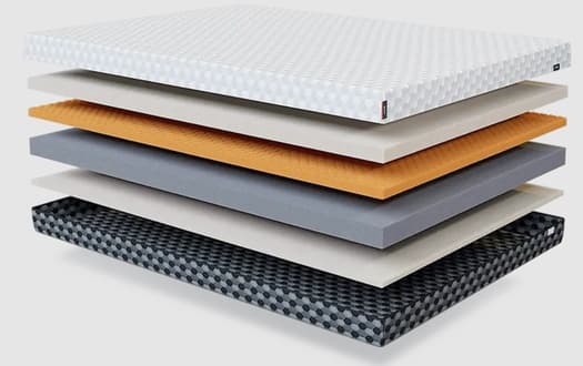 Amazon.com: Layla 10” Copper Infused Memory Foam Mattress, Cooler and ...