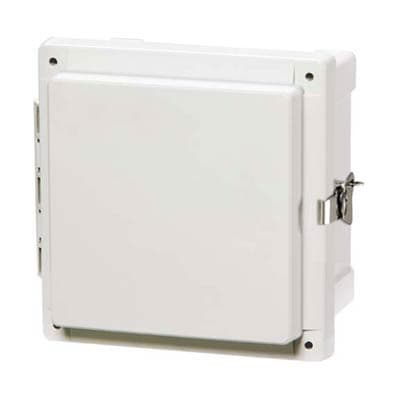 Fibox Enclosure ARCA JIC Series Size 6x6x4 Twist Latch Hinged Cover, p ...