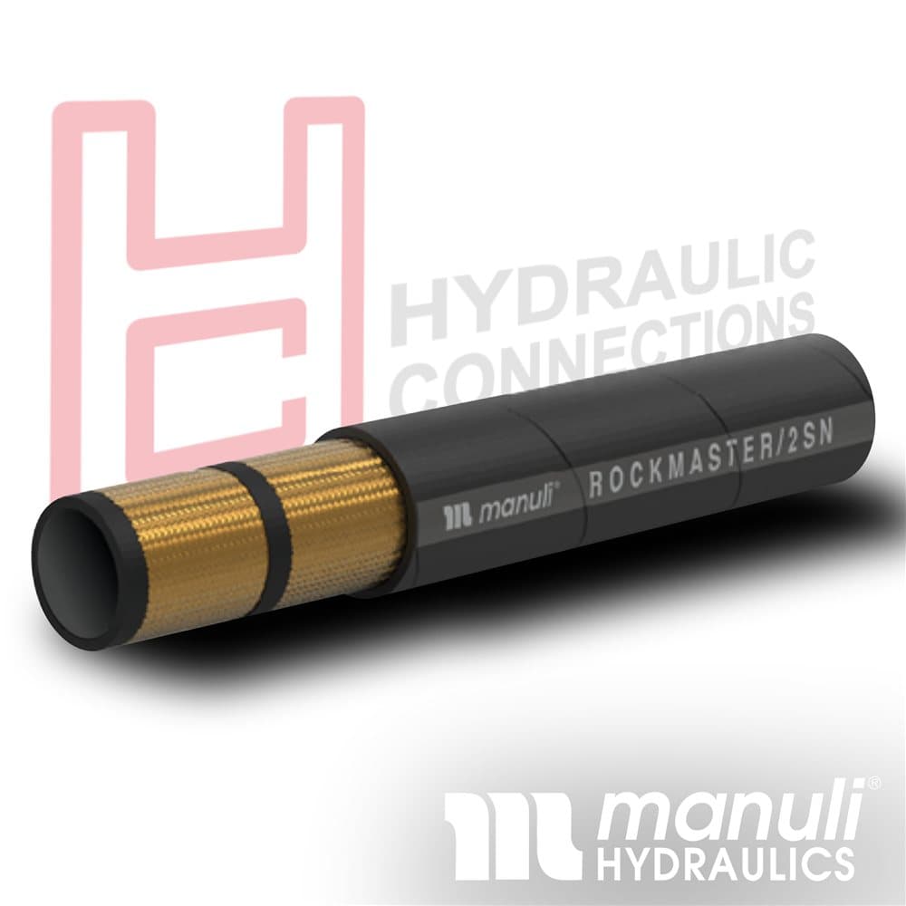 Manuli® ROCKMASTER/2SN - Two Wire Braid Hose, 3/8 in