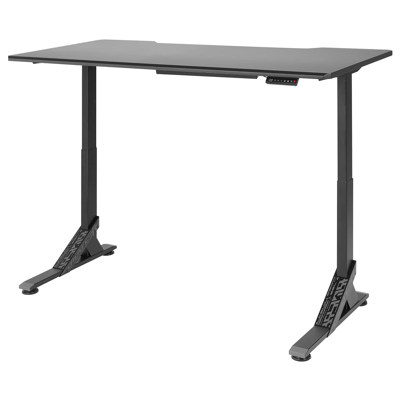UPPSPEL gaming desk, black, 707/8x311/2" - IKEA