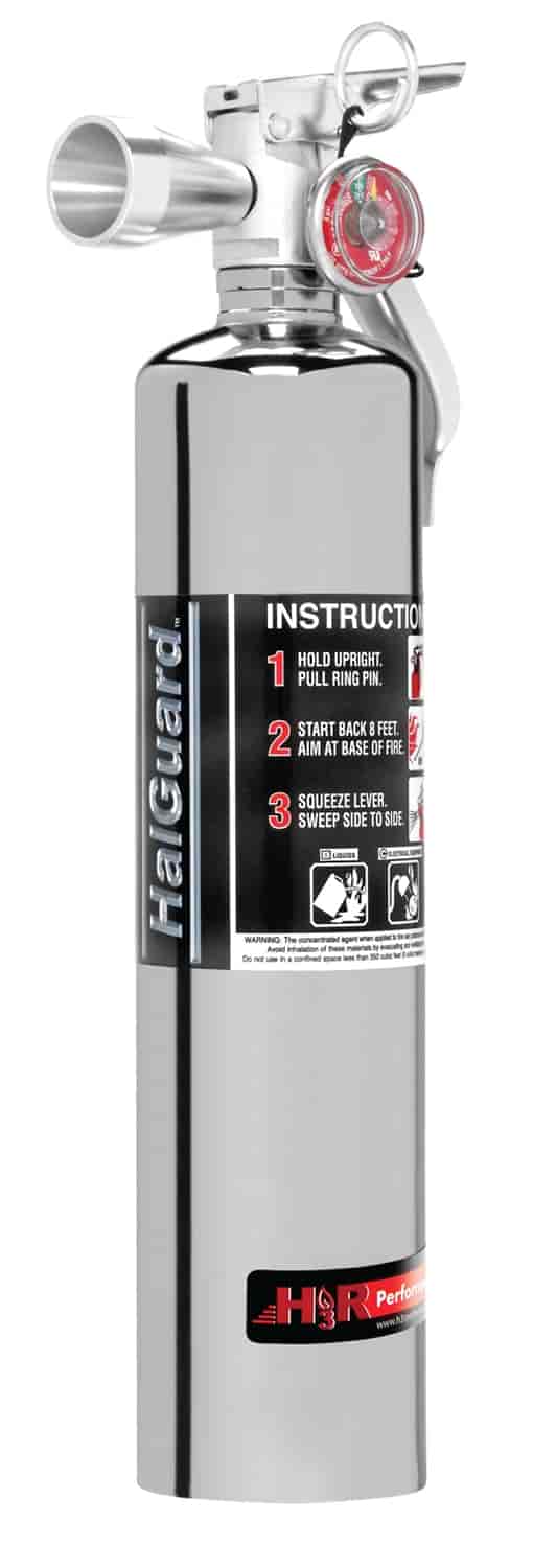 H3R Performance HG250C: HalGuard Clean Agent Fire Extinguisher Chrome ...