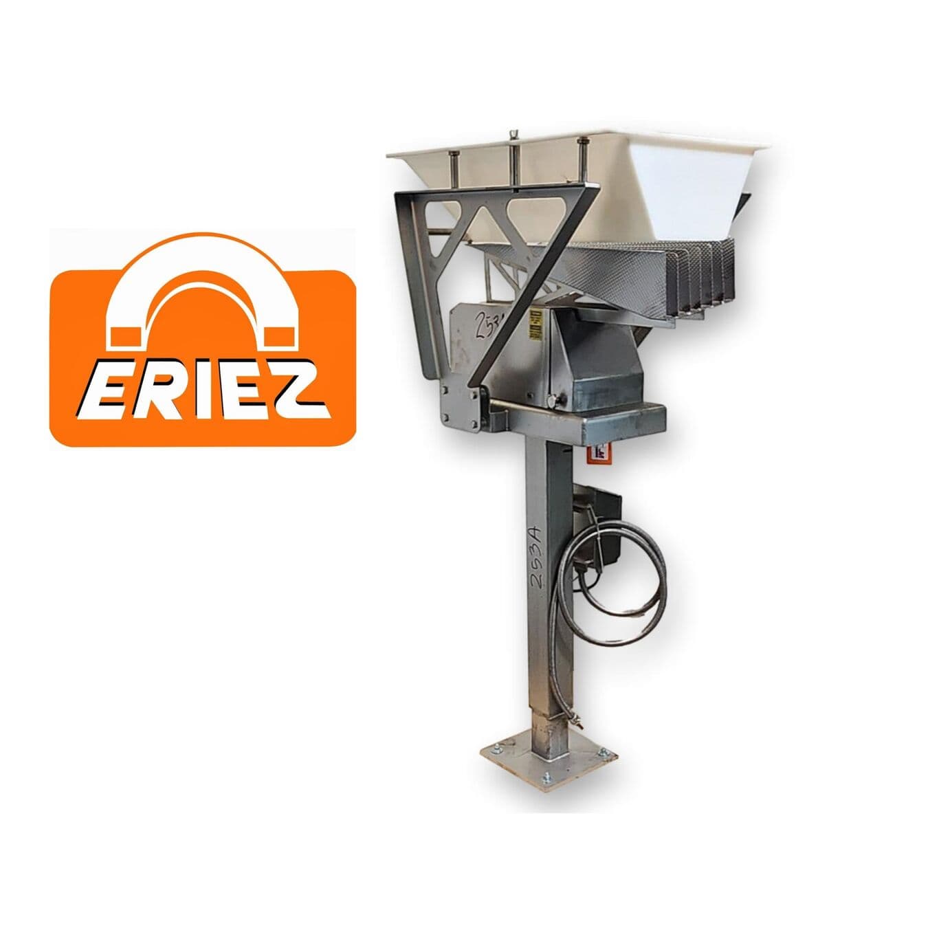 Used Eriez Stainless Steel Vibratory Pan Feeder w/Hopper for Sale ...