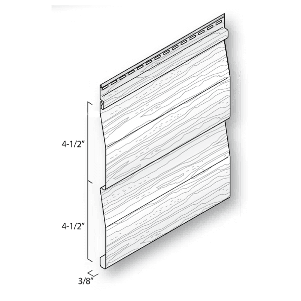 Prova | Double 4.5 dutch lap vinyl siding - Kaycan
