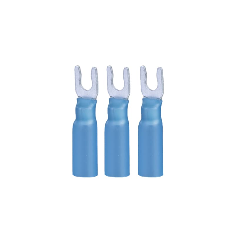 China Heat Shrink-Insulated Single Crimp Locking Spade Terminals ...