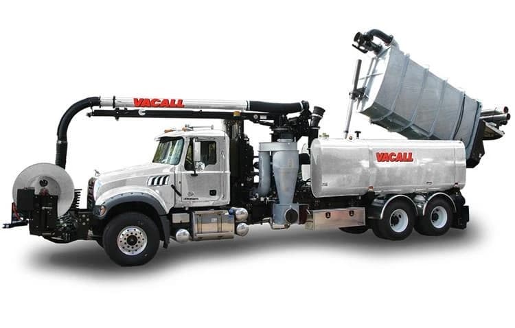 The Vacall R Series Combination Sewer Cleaner efficiently opens clogged ...