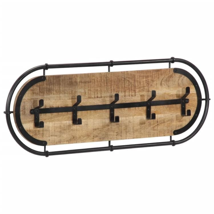 Bouclair Mango Wood Wall Hook Rack
