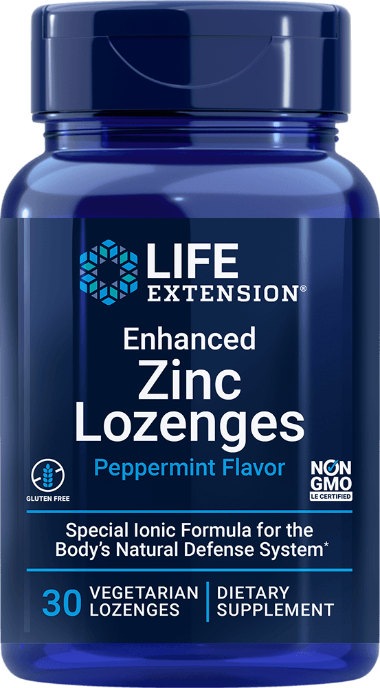 Life Extension Enhanced Zinc Lozenges Dietary Supplement