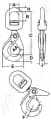 Crosby S13326 SHUR-LOC Swivel Type Self Locking Hook with Bearing, WLL ...