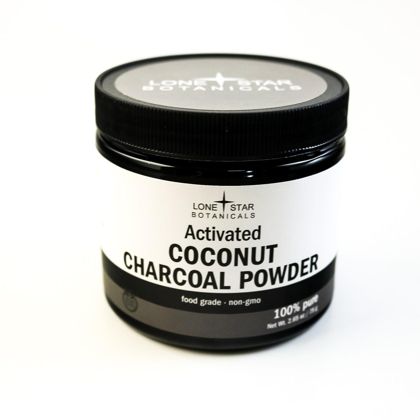 Activated Coconut Charcoal Powder - 2.65 oz - Lone Star Botanicals