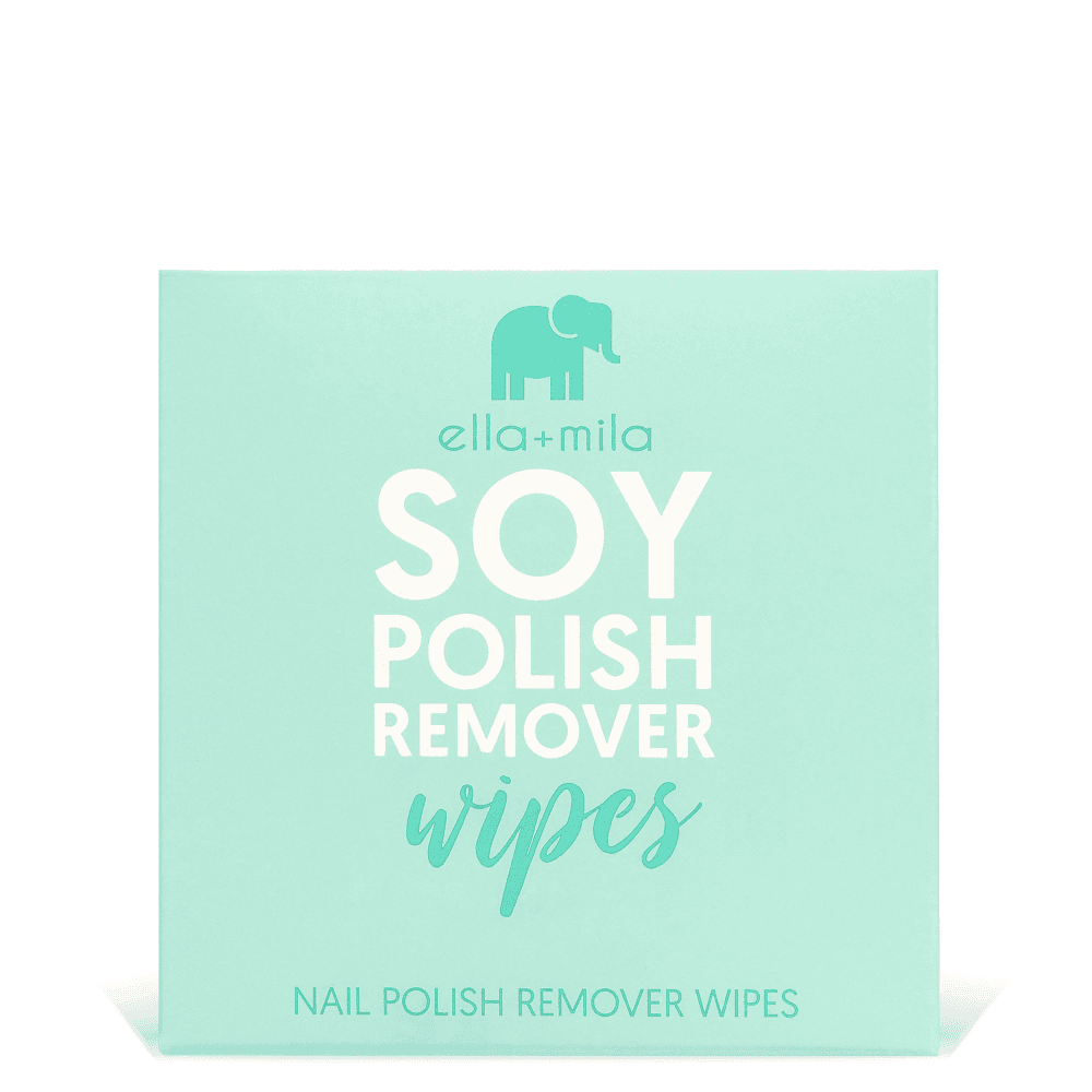 Soy Nail Polish Remover Wipes (Unscented) - Ella+Mila