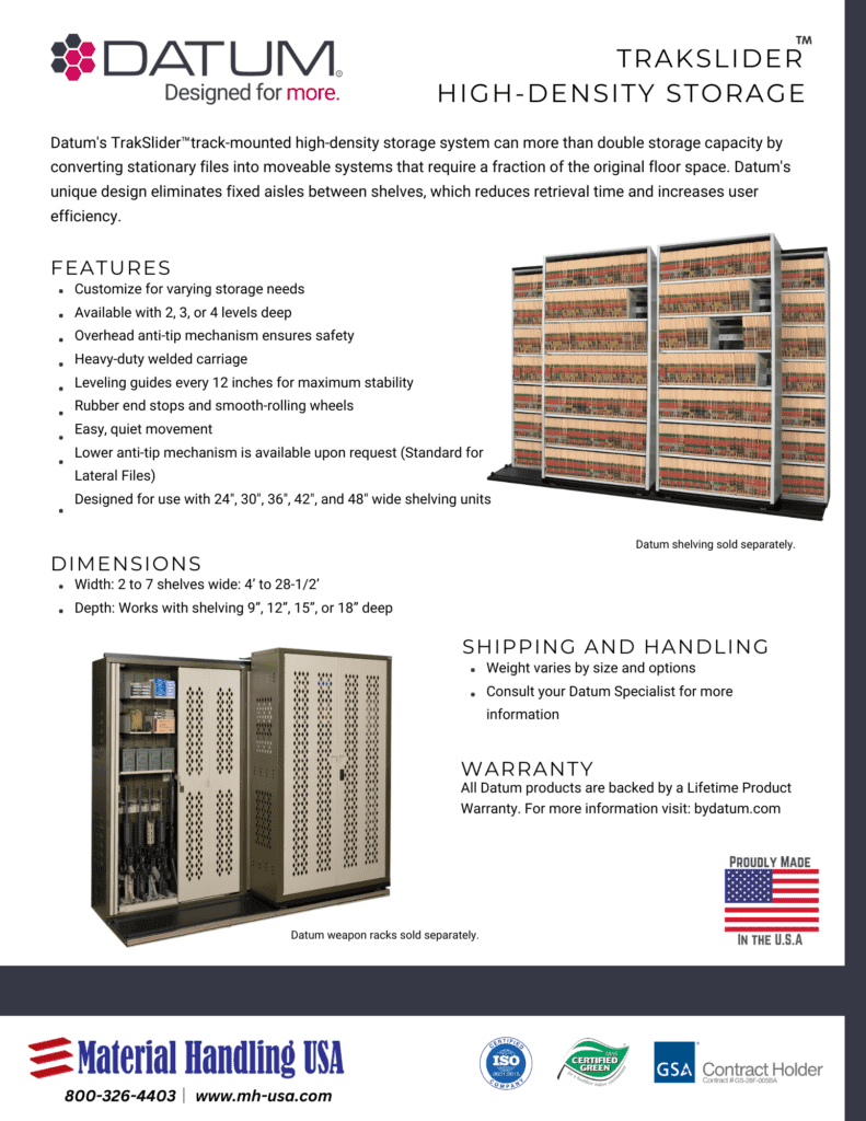 Mobile Shelving Brochures | MH USA