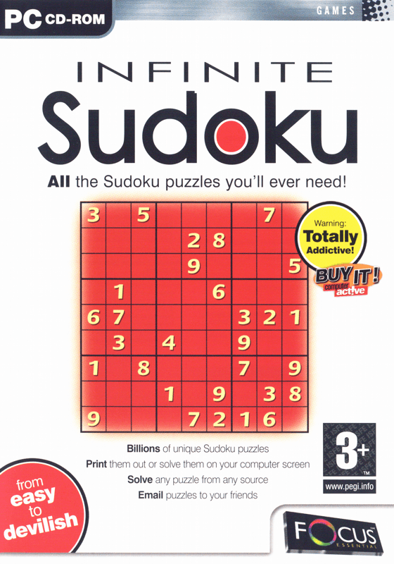 Infinite Sudoku (2005) Windows box cover art - MobyGames