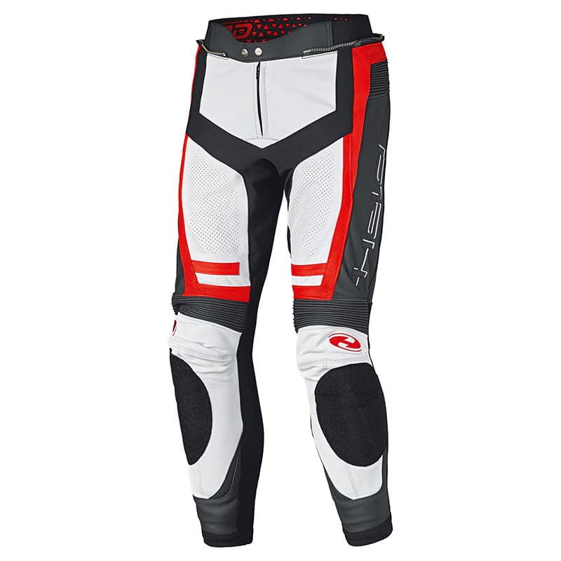 Held Rocket 3.0 Leather Pants White Red | MotoStorm [en]