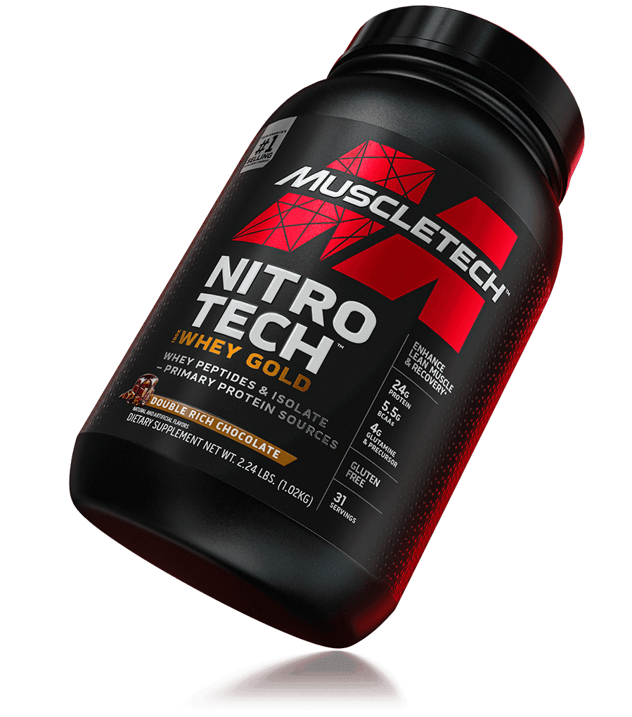 MuscleTech NitroTech 100% Whey Gold 4lbs Cookies and Cream