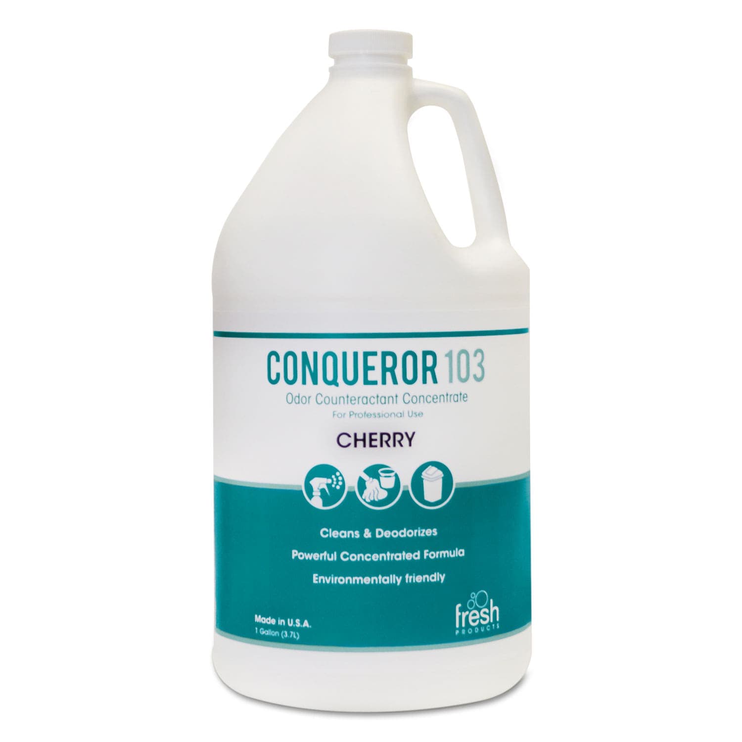 Conqueror 103 Odor Counteractant Concentrate, Cherry, 1 gal Bottle, 4 ...