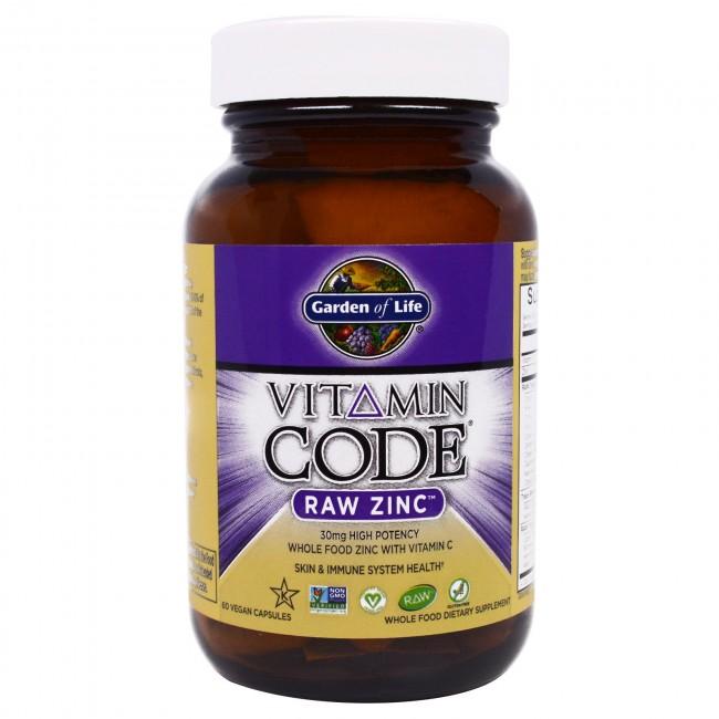 Vitamin Code RAW Zinc 60 Caps by Garden of Life