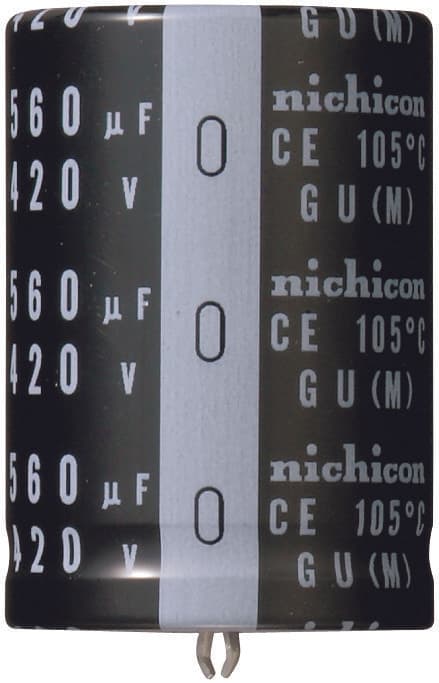 LGU2E681MELB - Nichicon - Electrolytic Capacitor, Snap-in, 680 µF