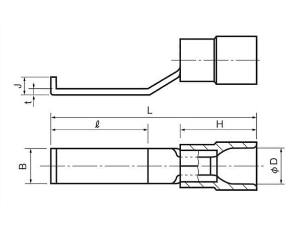 Thomas & Betts STA-KON RC10-6 Nylon Blade Terminals