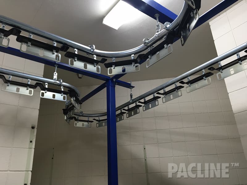 Enclosed Track Overhead Conveyor Photos | Pacline