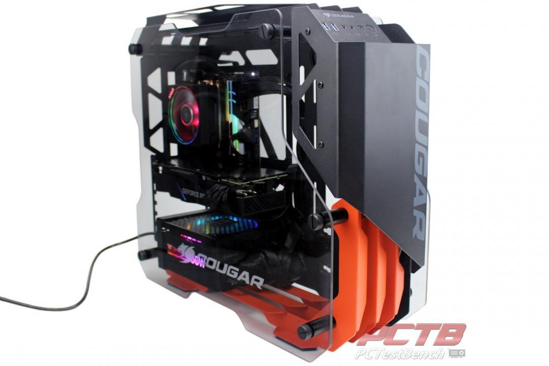 Cougar Blazer Essence Open-Frame Case Review - PCTestBench