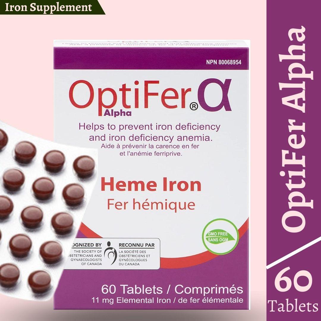 OptiFer Alpha Heme Iron Polypeptide 120 Capsules